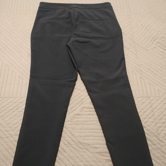 H&M Black Dress Pants with Gold Detail, Size Small Good Condition - Picture 3 of 4